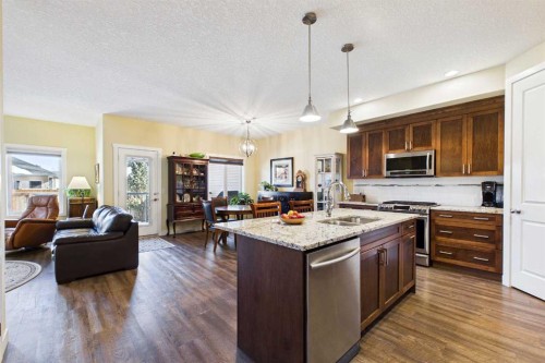 1910 High Park Circle Nw, High River, AB - Indoor Photo Showing Kitchen With Double Sink