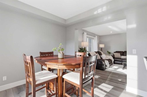 52 Windstone Green Sw, Airdrie, AB - Indoor Photo Showing Dining Room