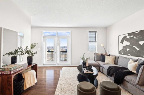 83 Evansview Gardens Nw, Calgary, AB - Indoor Photo Showing Living Room
