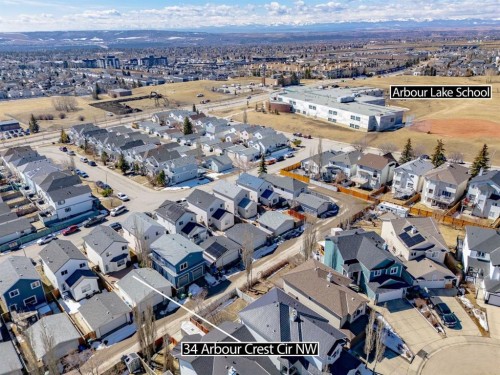 34 Arbour Crest Circle Nw, Calgary, AB - Outdoor With View