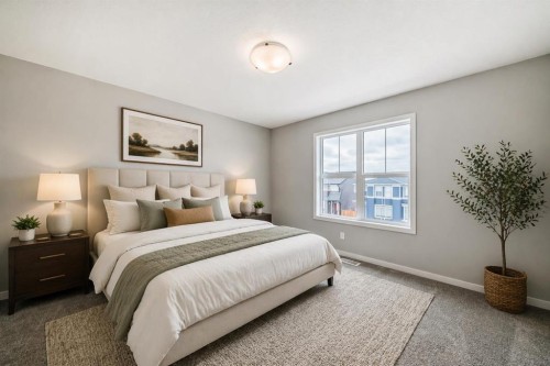 18 Willow Crescent, Okotoks, AB - Indoor Photo Showing Bedroom