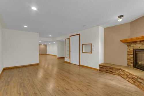 31 Gateway Drive Sw, Calgary, AB - Indoor With Fireplace