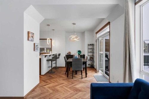 265 Bridlemeadows Common Sw, Calgary, AB - Indoor Photo Showing Dining Room