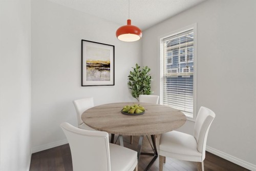10 Auburn Bay Common Se, Calgary, AB - Indoor Photo Showing Dining Room