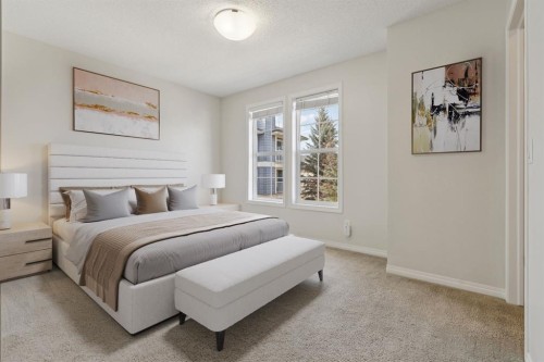 10 Auburn Bay Common Se, Calgary, AB - Indoor Photo Showing Bedroom