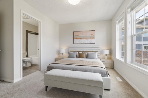 10 Auburn Bay Common Se, Calgary, AB - Indoor Photo Showing Bedroom
