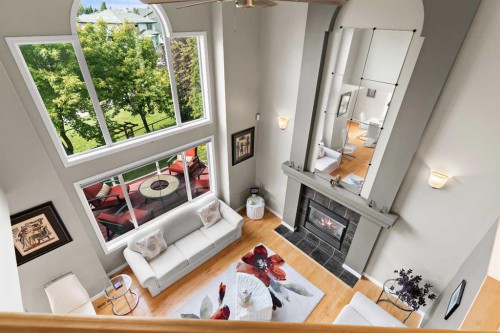 180 Cranfield Park Se, Calgary, AB - Indoor With Fireplace