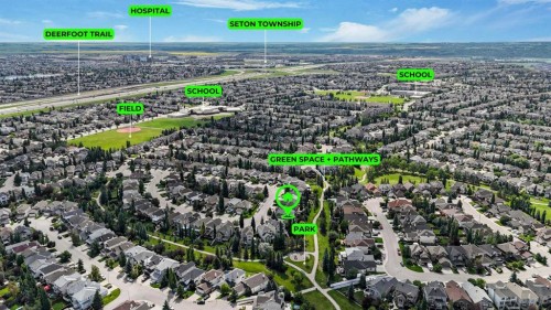 180 Cranfield Park Se, Calgary, AB - Outdoor With View