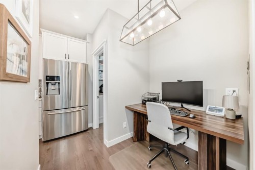 156 Masters Rise Se, Calgary, AB - Indoor Photo Showing Office
