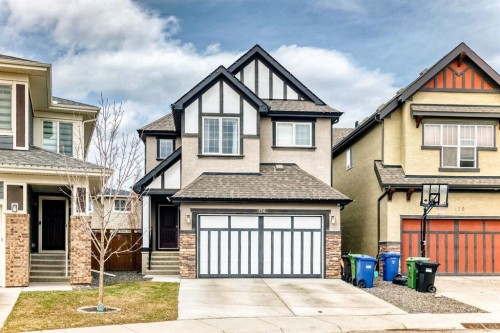 156 Masters Rise Se, Calgary, AB - Outdoor With Facade