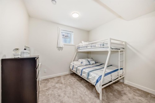 156 Masters Rise Se, Calgary, AB - Indoor Photo Showing Bedroom