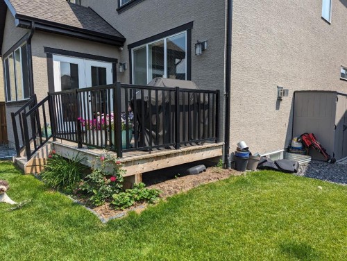 156 Masters Rise Se, Calgary, AB - Outdoor With Deck Patio Veranda With Exterior
