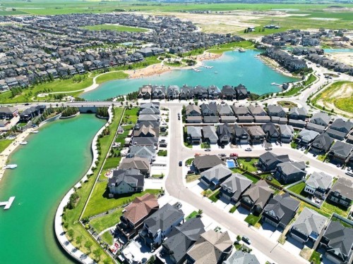 156 Masters Rise Se, Calgary, AB - Outdoor With Body Of Water With View