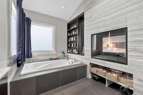 2718 19 Street Sw, Calgary, AB - Indoor Photo Showing Other Room With Fireplace