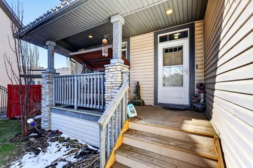 765 Qualicum Beach Bay, Chestermere, AB - Outdoor With Deck Patio Veranda With Exterior