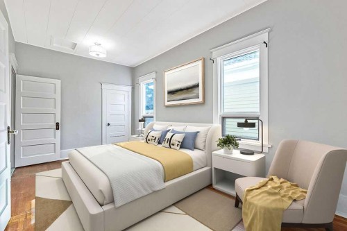 226 11 Street Nw, Calgary, AB - Indoor Photo Showing Bedroom