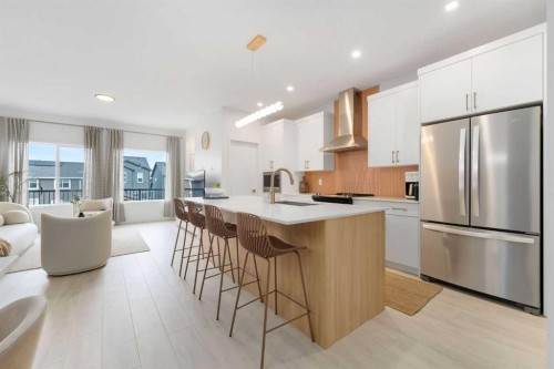 30 Edith Manor Nw, Calgary, AB - Indoor Photo Showing Kitchen With Upgraded Kitchen