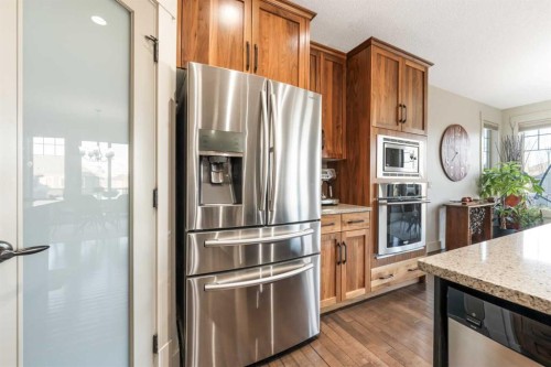 52 Aspen Summit Drive Sw, Calgary, AB - Indoor Photo Showing Kitchen With Stainless Steel Kitchen
