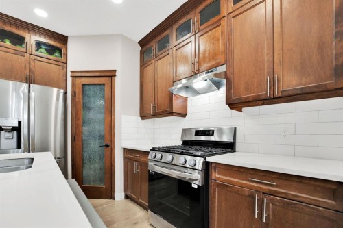 360 Saddlemont Boulevard Ne, Calgary, AB - Indoor Photo Showing Kitchen With Stainless Steel Kitchen