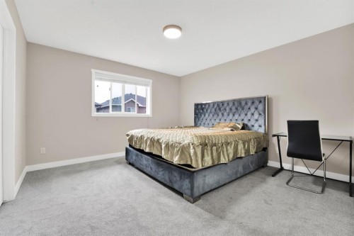 360 Saddlemont Boulevard Ne, Calgary, AB - Indoor Photo Showing Bedroom