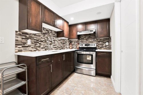 360 Saddlemont Boulevard Ne, Calgary, AB - Indoor Photo Showing Kitchen With Upgraded Kitchen