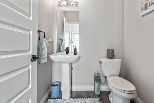 91 Wolf Hollow Park Se, Calgary, AB - Indoor Photo Showing Bathroom