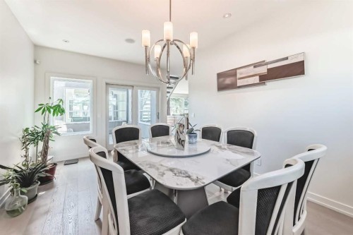 112 Hanover Road Sw, Calgary, AB - Indoor Photo Showing Dining Room