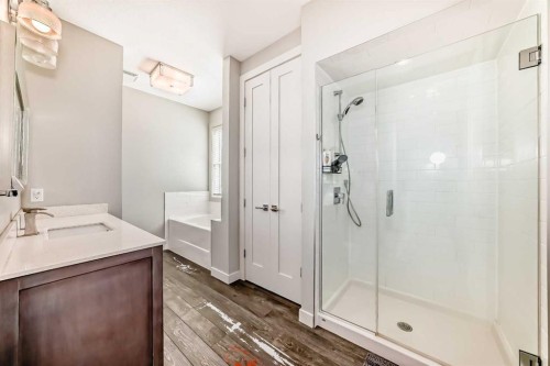 112 Hanover Road Sw, Calgary, AB - Indoor Photo Showing Bathroom