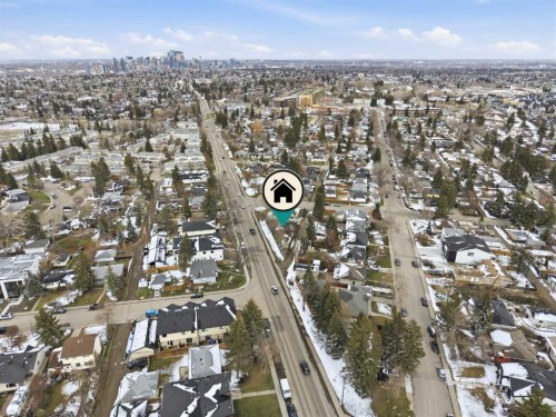 3439 33 Street Sw, Calgary, AB - Outdoor With View