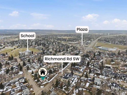 3439 33 Street Sw, Calgary, AB - Outdoor With View