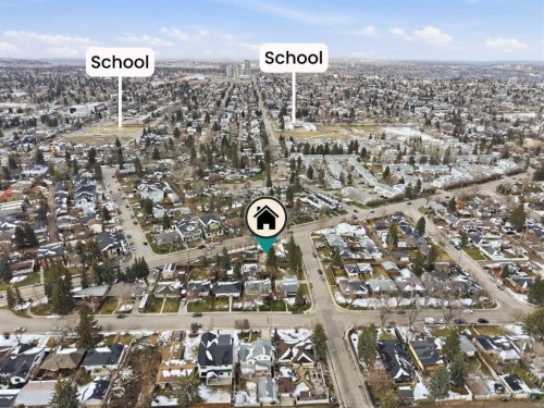 3439 33 Street Sw, Calgary, AB - Outdoor With View