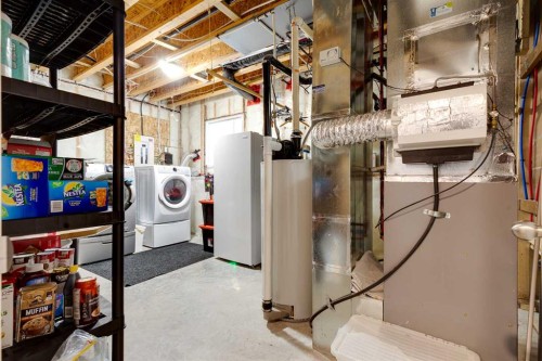 12 Mcclung Gate, Carstairs, AB - Indoor Photo Showing Basement