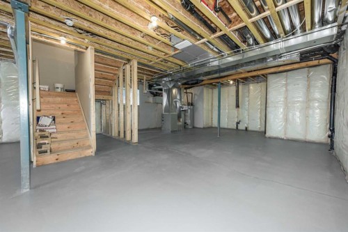 495 Rivercrest View, Cochrane, AB - Indoor Photo Showing Basement