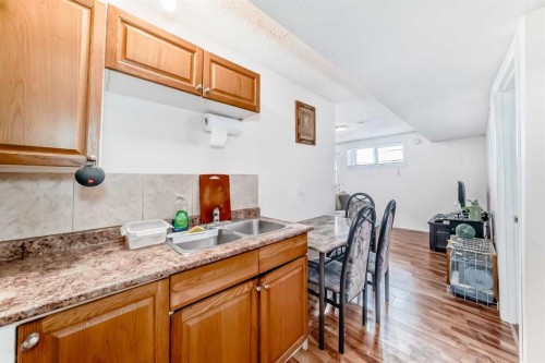 36 Saddleland Court Ne, Calgary, AB - Indoor Photo Showing Kitchen With Double Sink