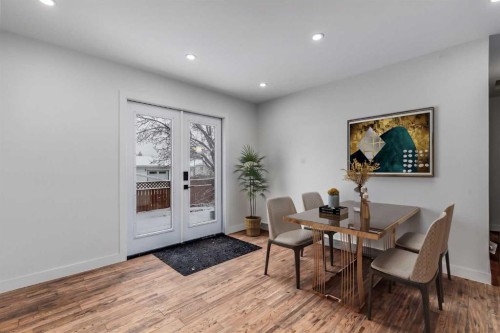41 Alpine Crescent Se, Airdrie, AB - Indoor Photo Showing Dining Room