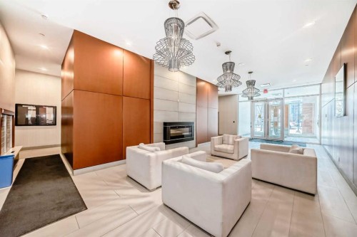 204-560 6 Avenue Se, Calgary, AB - Indoor With Fireplace