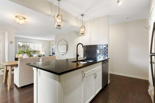 88 Copperpond Park Se, Calgary, AB - Indoor Photo Showing Kitchen With Upgraded Kitchen