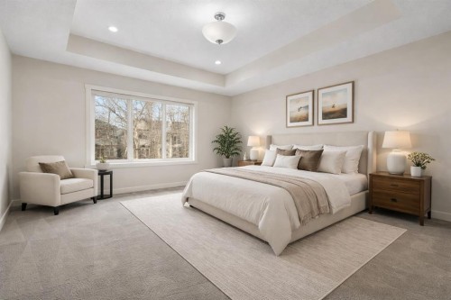 193 Walgrove Terrace Se, Calgary, AB - Indoor Photo Showing Bedroom