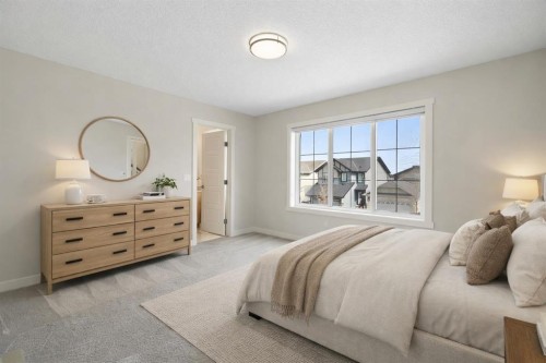 193 Walgrove Terrace Se, Calgary, AB - Indoor Photo Showing Bedroom