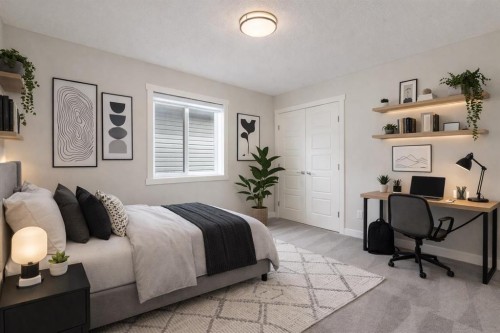 193 Walgrove Terrace Se, Calgary, AB - Indoor Photo Showing Bedroom