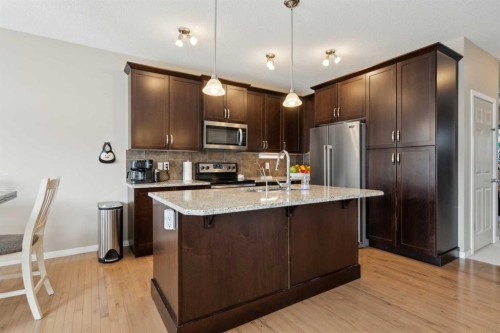 22 Nolanfield Heights Nw, Calgary, AB - Indoor Photo Showing Kitchen With Stainless Steel Kitchen With Upgraded Kitchen