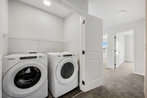 213 Bridgeport Gate, Chestermere, AB - Indoor Photo Showing Laundry Room