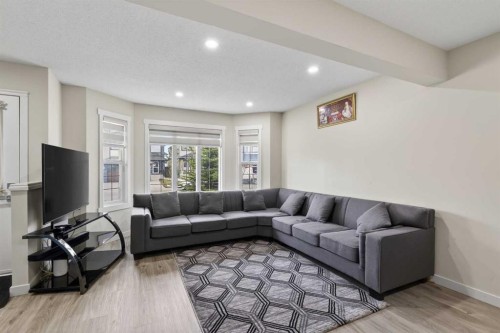 8474 Saddleridge Drive Ne, Calgary, AB - Indoor Photo Showing Living Room