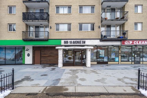 408-505 19 Avenue Sw, Calgary, AB - Outdoor With Balcony