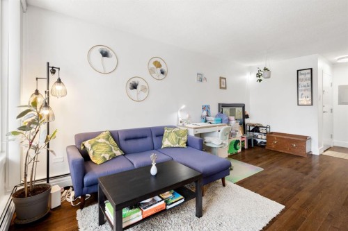 408-505 19 Avenue Sw, Calgary, AB - Indoor Photo Showing Living Room