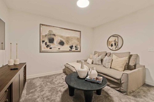 193 Silver Spruce Road Sw, Calgary, AB - Indoor Photo Showing Living Room