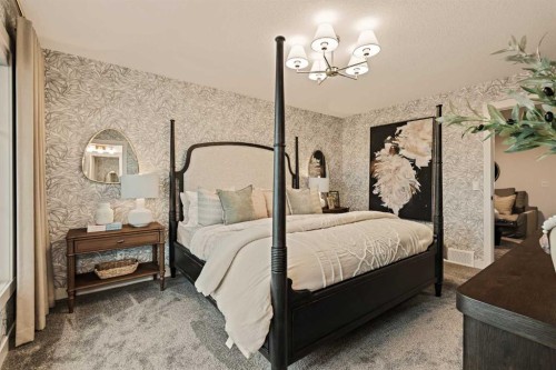 193 Silver Spruce Road Sw, Calgary, AB - Indoor Photo Showing Bedroom