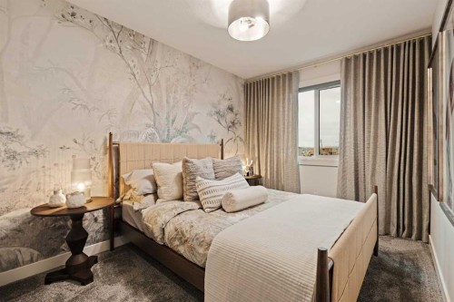 193 Silver Spruce Road Sw, Calgary, AB - Indoor Photo Showing Bedroom