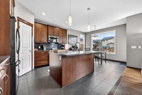 72 Auburn Bay Avenue Se, Calgary, AB - Indoor Photo Showing Kitchen With Upgraded Kitchen