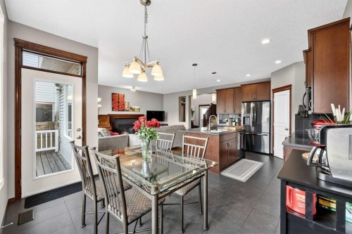 72 Auburn Bay Avenue Se, Calgary, AB - Indoor Photo Showing Dining Room